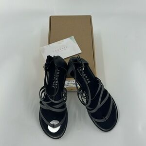 JOURNEE COLLECTION Women’s Black Zailie Sandal Size 6.5 New In Box
